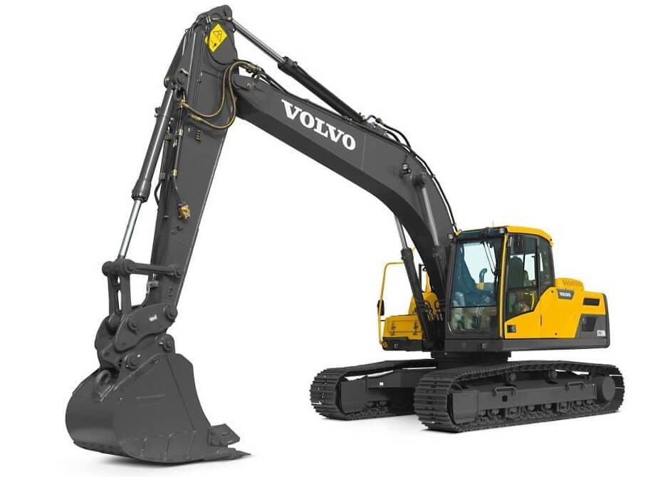 Excavadora Volvo EC290 para alquiler en obras de movimiento de tierras en Panamá