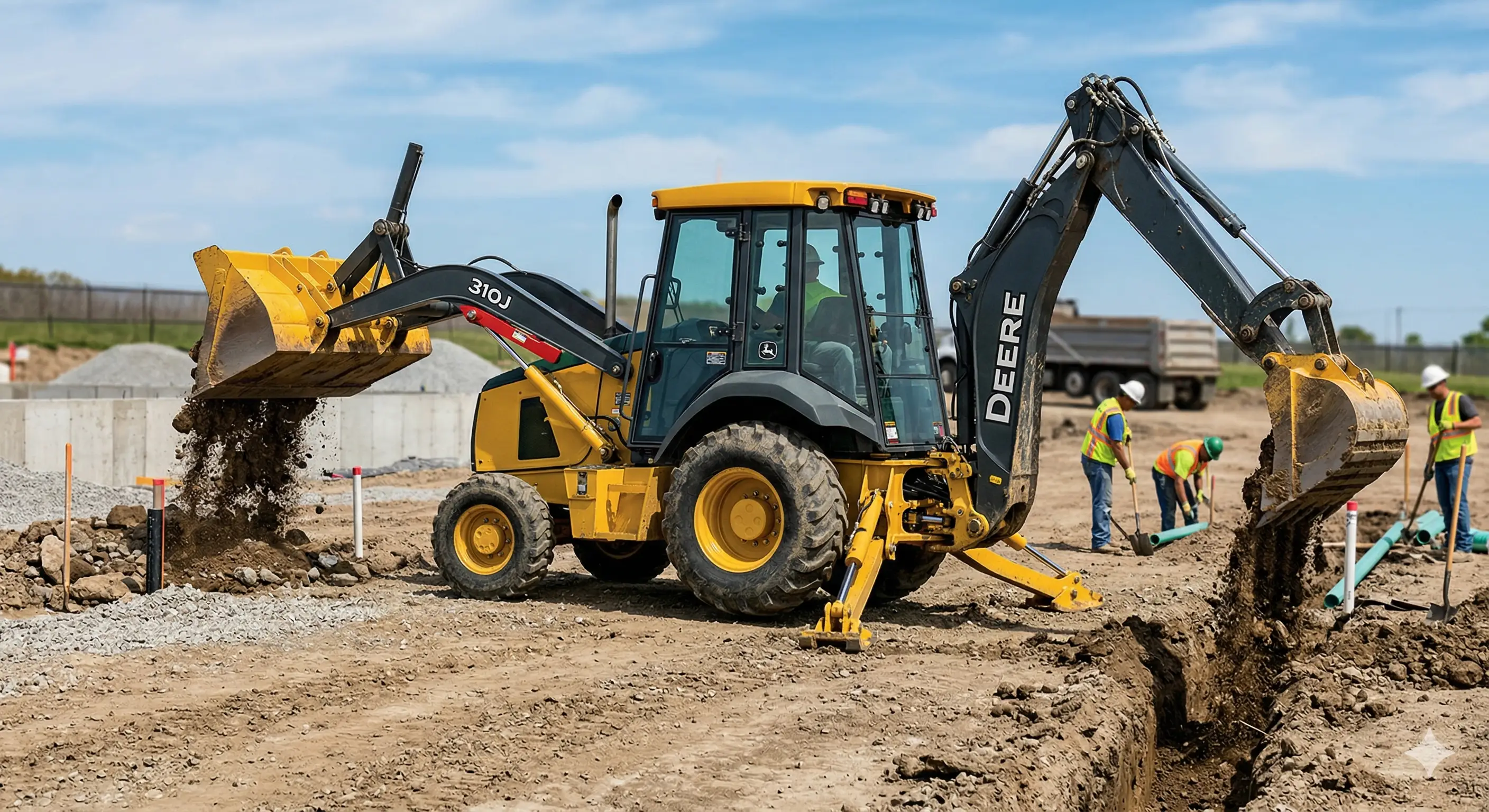 Retroexcavadoras John Deere para alquiler en Panamá
